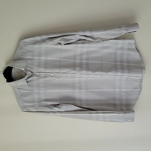 Burberry Men's Green Plaid Dress Shirt- Size 14.5